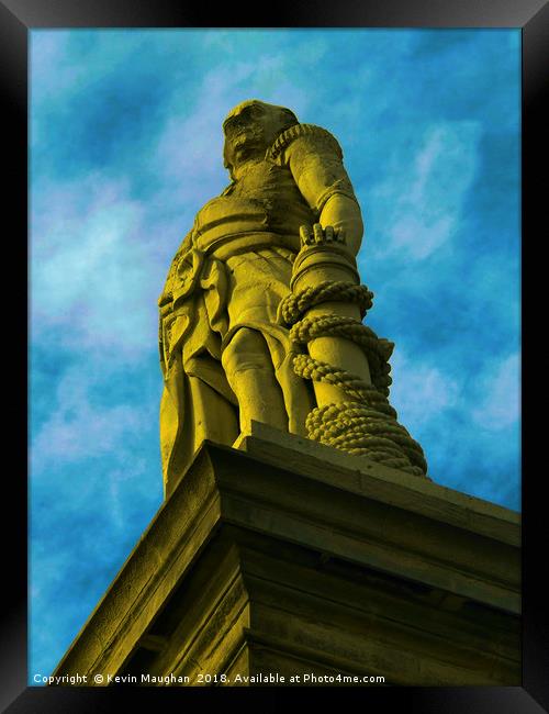 Admiral Lord Collingwood Monument Framed Print by Kevin Maughan