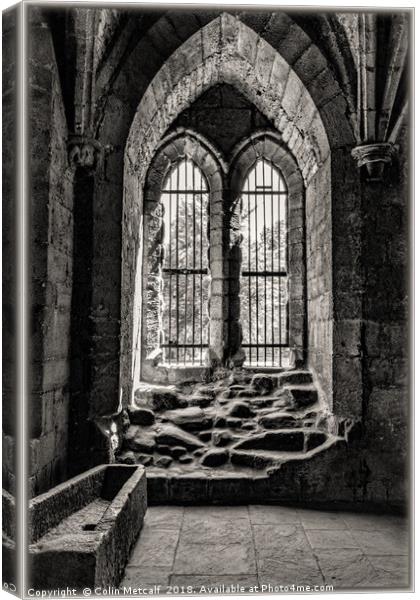The Chapter House Window Canvas Print by Colin Metcalf