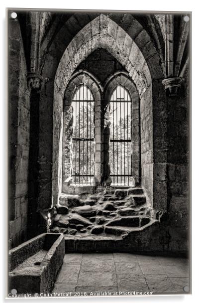 The Chapter House Window Acrylic by Colin Metcalf
