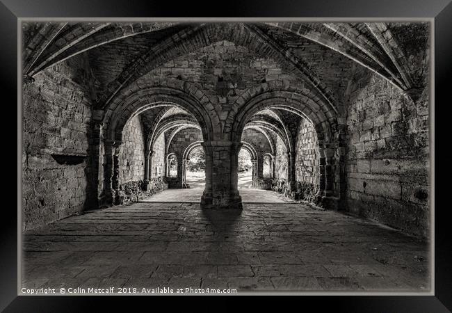 The Chapter House Framed Print by Colin Metcalf