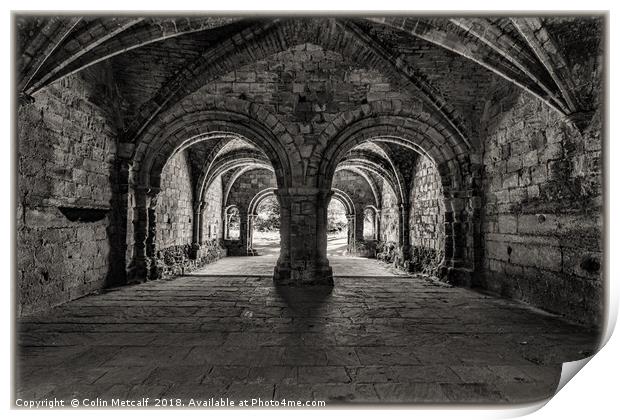 The Chapter House Print by Colin Metcalf