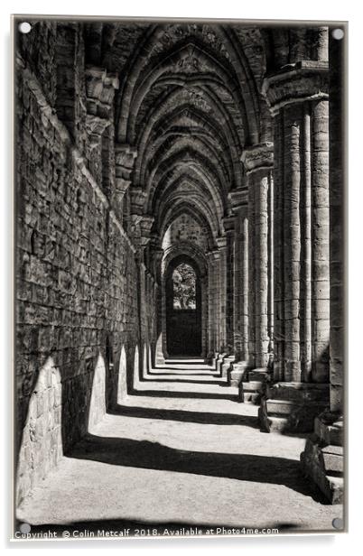 The Cloister Acrylic by Colin Metcalf