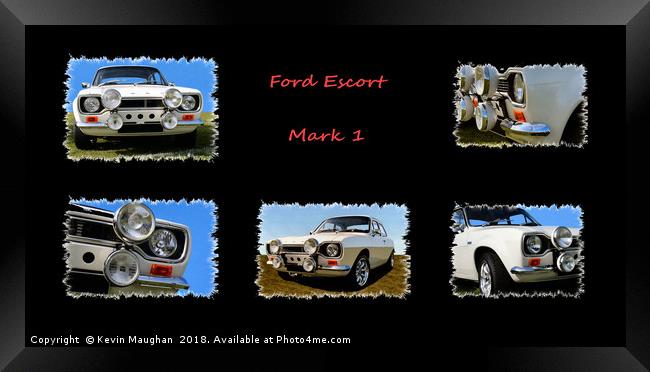 Ford Escort Mk1 Framed Print by Kevin Maughan