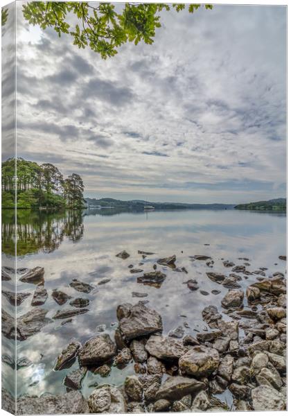 Lake Windermere, Cumbria Canvas Print by Images of Devon