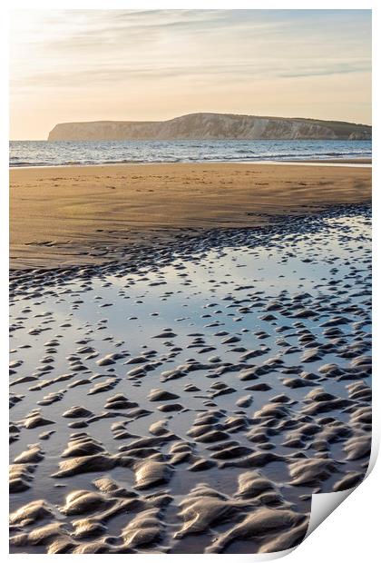 Compton Bay, Isle of Wight Print by Graham Custance