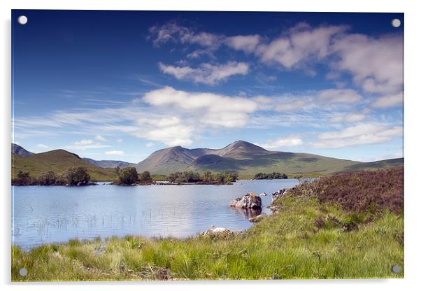 Rannoch Moor Acrylic by Sam Smith