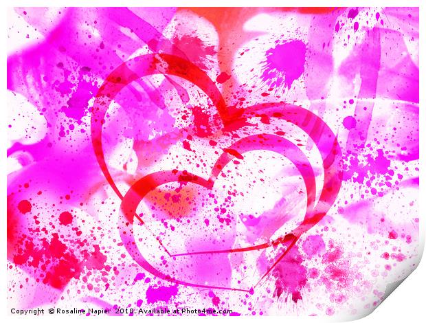 Love pink Print by Rosaline Napier