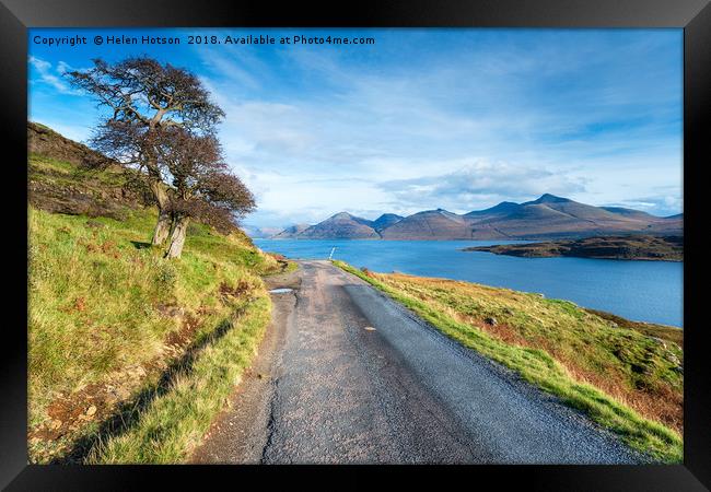 Loch Na Keal on the Isle of Mull Framed Print by Helen Hotson