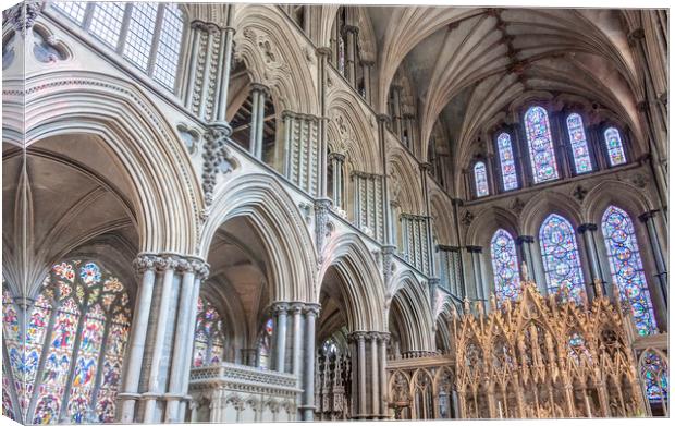 Ely cathedral Canvas Print by Graham Custance