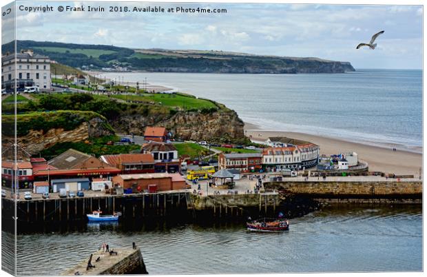 The fishing town of Whitby Canvas Print by Frank Irwin
