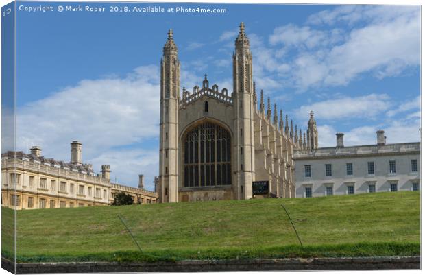 Kings College Chapel  Canvas Print by Mark Roper
