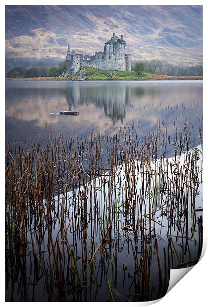 Kilchurn Castle, Loch Awe , Argyll Print by David Mould