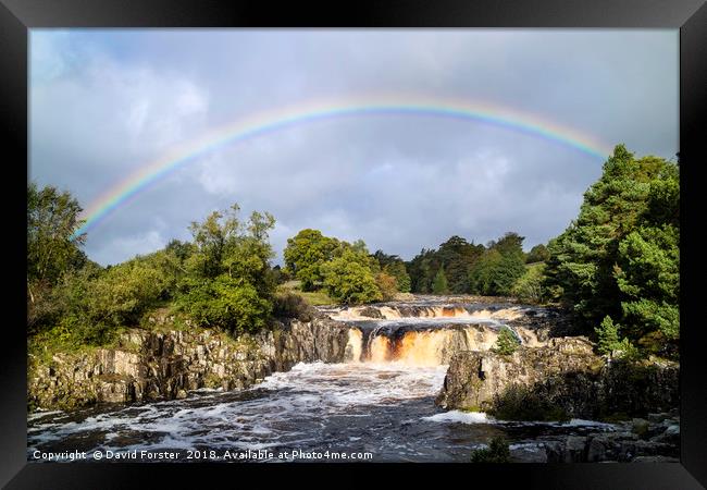 Low Force Rainbow Framed Print by David Forster