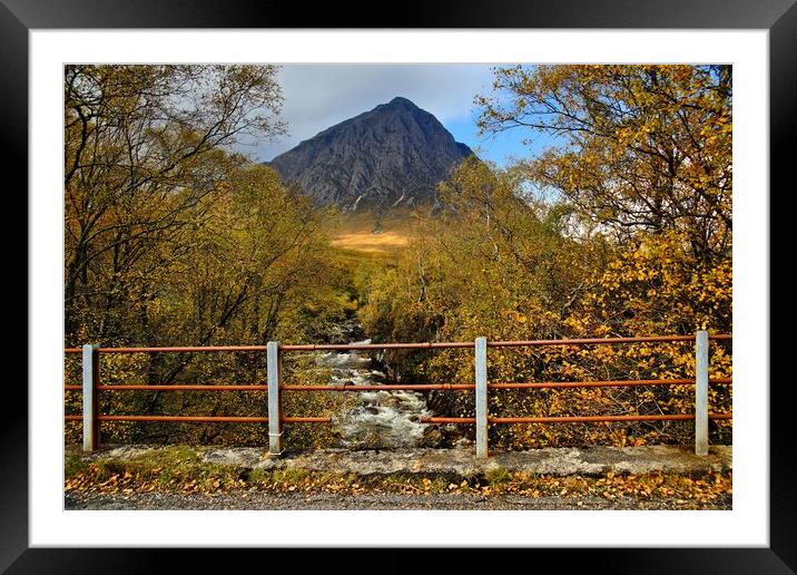 Buachaille Etive Mor in Autumn Framed Mounted Print by JC studios LRPS ARPS