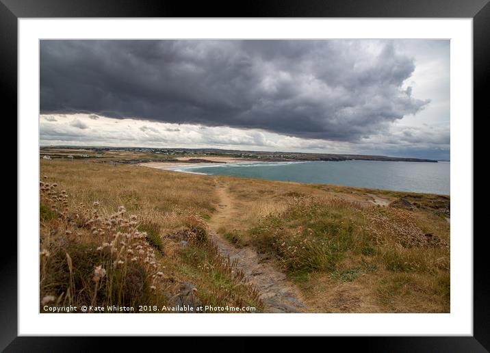 Clouds in the bay Framed Mounted Print by Kate Whiston