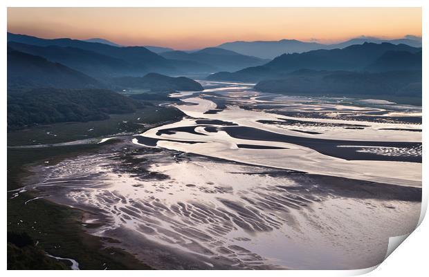 The Mawddach Estuary Print by Rory Trappe