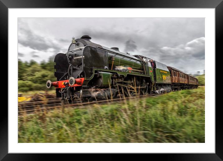 4-4-0, Locomotive 926 Repton Framed Mounted Print by Rob Lester