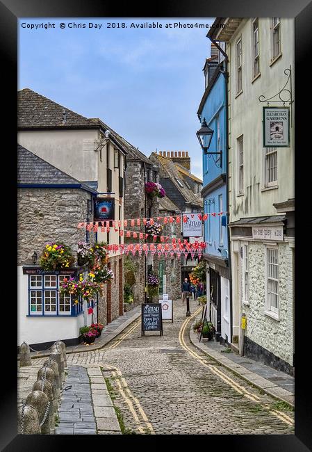 New Street Plymouth Framed Print by Chris Day