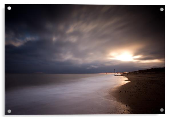 Stormy Skies Acrylic by Simon Wrigglesworth