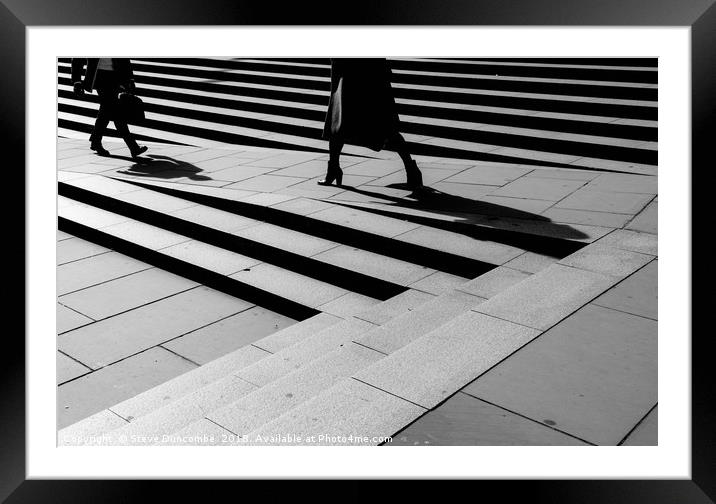 Striding with purpose Framed Mounted Print by WATCHANDSHOOT 