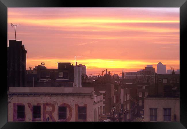 Sunrise over London Framed Print by Jonathan Pankhurst