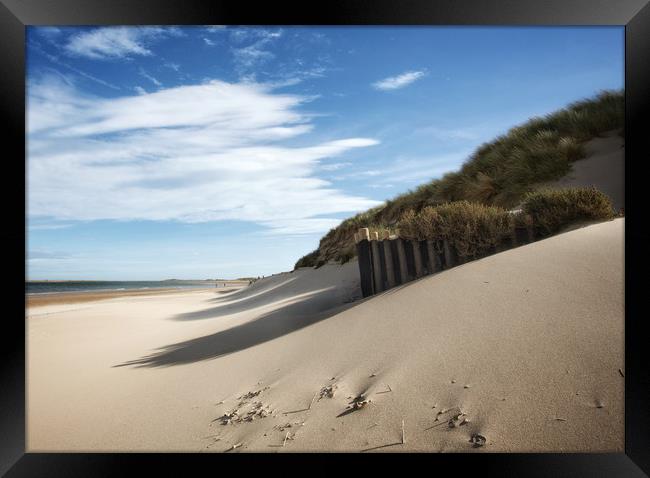 Dune Framed Print by Simon Wrigglesworth