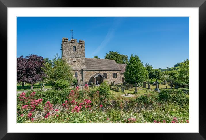 Stokesay Castle Church Framed Mounted Print by Gail Johnson
