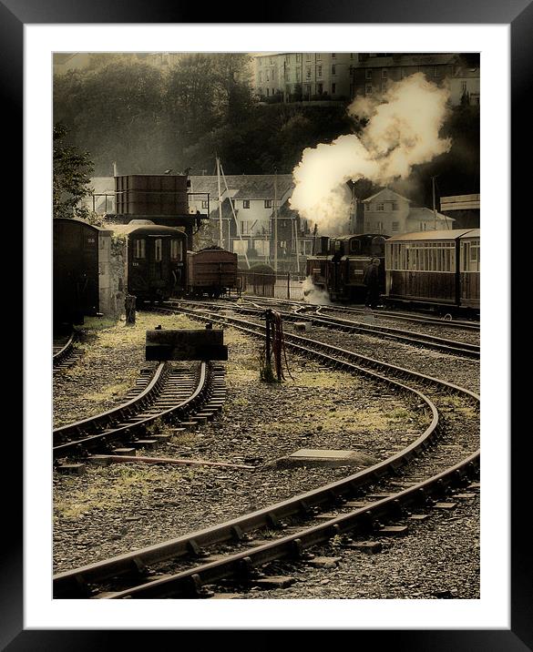 Days Of Steam. Framed Mounted Print by Roy Barry