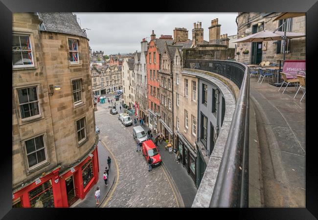  Edinburgh City , Scotland Framed Print by Gail Johnson