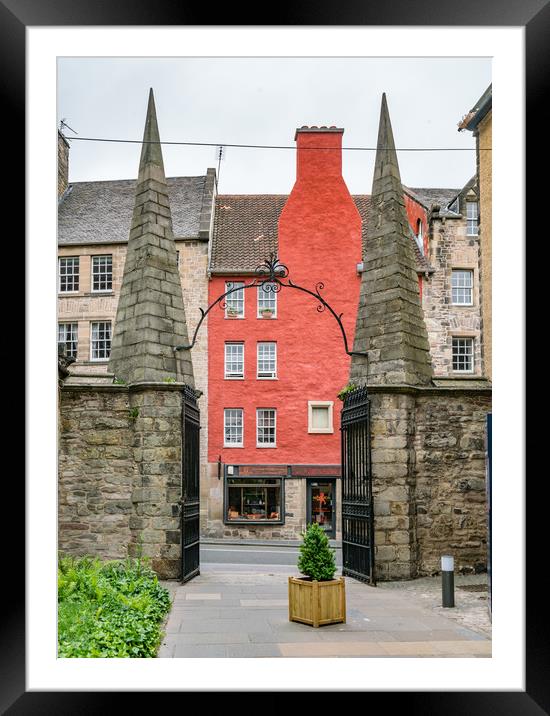  Edinburgh City , Scotland Framed Mounted Print by Gail Johnson
