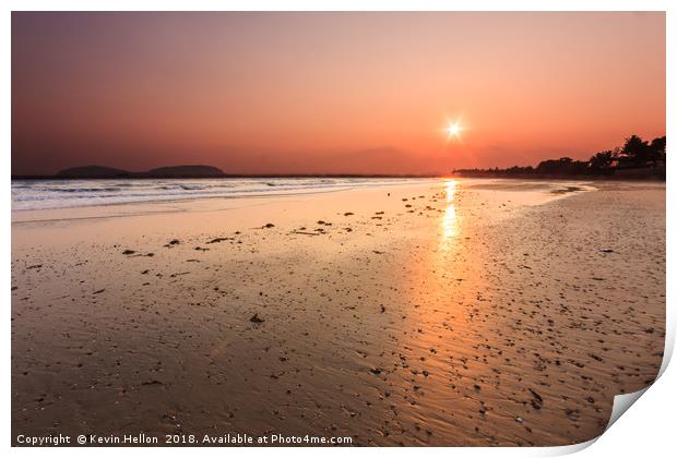 Sunrise at Sai Ri beach, Print by Kevin Hellon