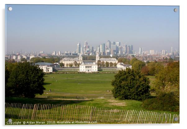 Greenwich Park, London  Acrylic by Aidan Moran