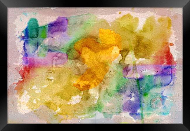 watercolour abstract Framed Print by Alexia Miles