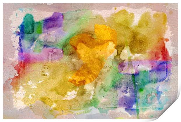 watercolour abstract Print by Alexia Miles