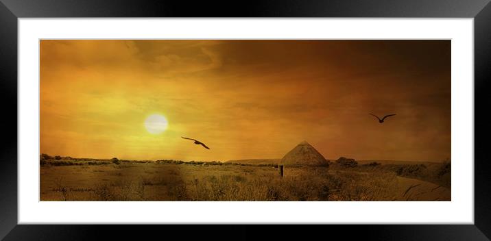 Sunset on the Marsh Framed Mounted Print by Alexia Miles
