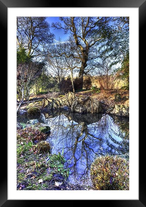 Winter Pond Framed Mounted Print by Mike Gorton