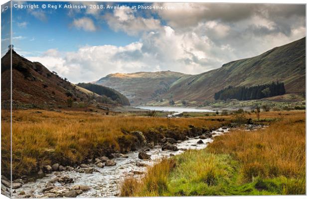 Autumn At Haweswater Canvas Print by Reg K Atkinson