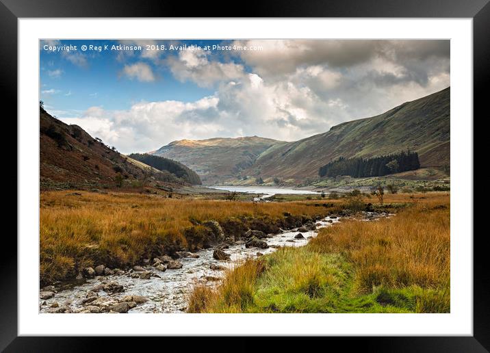 Autumn At Haweswater Framed Mounted Print by Reg K Atkinson