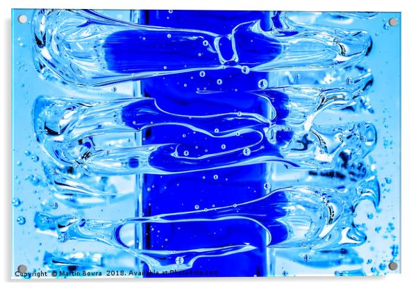 Abstract swirling water effect Acrylic by Martin Bowra