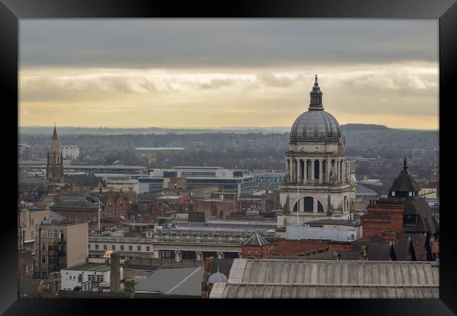 Nottingham skyline Framed Print by Lensational Photography