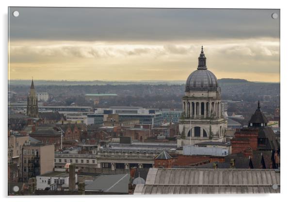 Nottingham skyline Acrylic by Lensational Photography