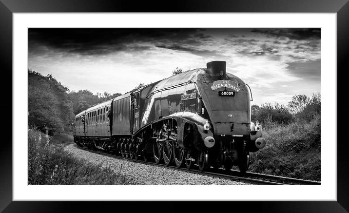 LNER Class A4 4488/60009 Union of South Africa Framed Mounted Print by Mike Lanning