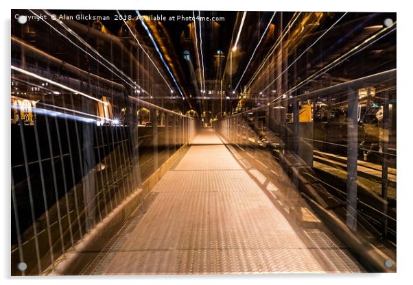 RNLI walkway Ramsgate Acrylic by Alan Glicksman