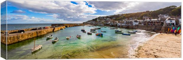 Mousehole, West facing. Cornwall.  UK. Canvas Print by Maggie McCall