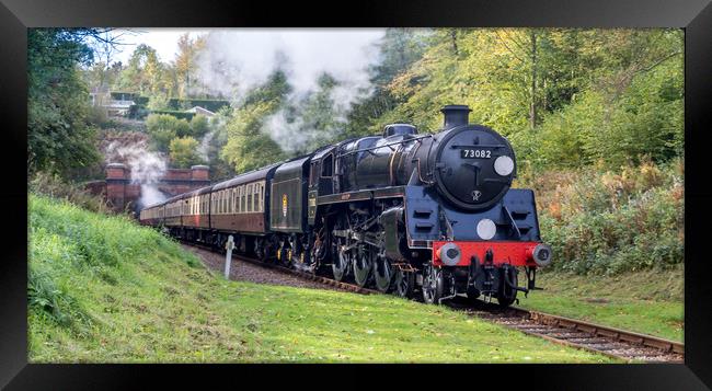 BR Standard Class 5 73082 Camelot Framed Print by Mike Lanning