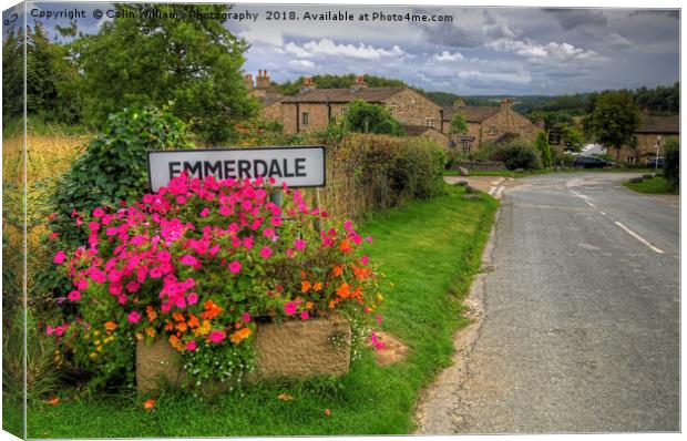 Welcome to Emmerdale Canvas Print by Colin Williams Photography