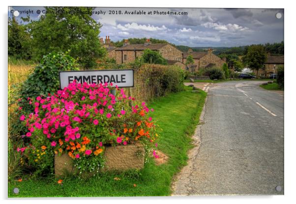 Welcome to Emmerdale Acrylic by Colin Williams Photography