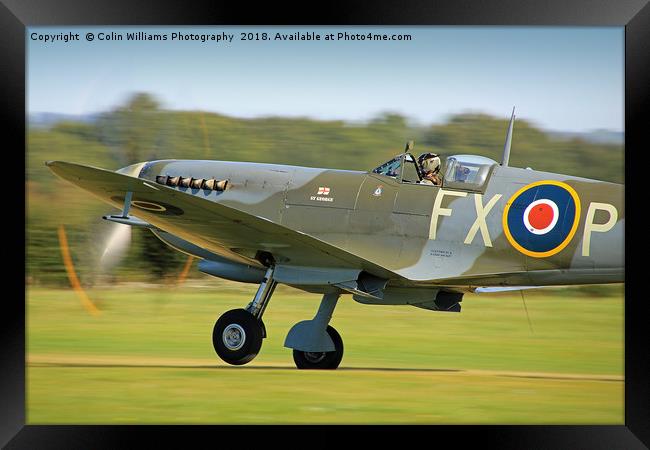 Spitfire Scramble 1 Framed Print by Colin Williams Photography