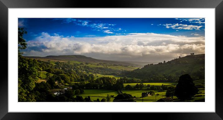 Swaledale Dawn 3 Framed Mounted Print by Mike Lanning