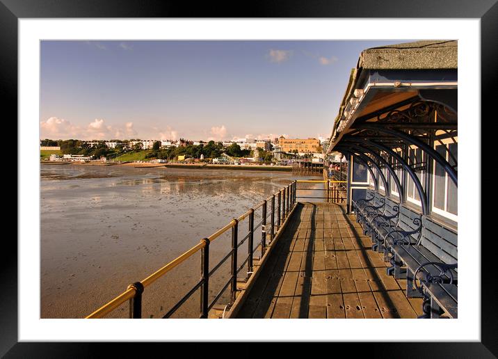 Southend on Sea Pier Essex England Framed Mounted Print by Andy Evans Photos